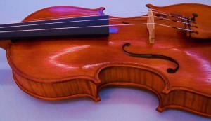 Violin created by Jeff Justis Photo provided by Dr.Justis
